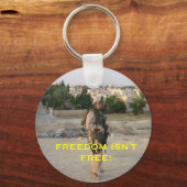 Porte-clés jeff4, LA LIBERTÉ N'EST PAS LIBRE ! (Recto)