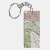 PORTE-CLÉS JEFFERSONVILLE, INDIANA : CARTE (Devant gauche)