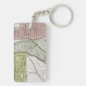 PORTE-CLÉS JEFFERSONVILLE, INDIANA : CARTE (Dos)