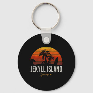 Porte-clés Jekyll Island Beach Georgia Ga Palms Surf de vacan