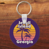 Porte-clés Jekyll Island Beach Géorgie (Recto)