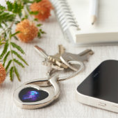 Porte-clés Jellyfish éclatante couleur (Côté )