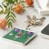 Porte-clés Jen la fleur dansante (Côté)