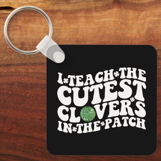 Porte-clés J'Enseigne Les Clovers Les Plus Cuttes Dans Le Bal (Recto)