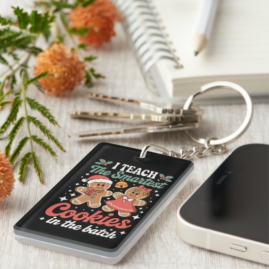 Porte-clés J'Enseigne Les Cookies Les Plus Intelligents Dans (Devant droit)