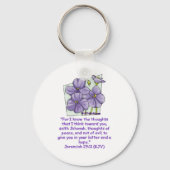 Porte-clés Jérémie 29:11 (Recto)