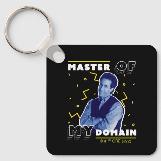 Porte-clés Jerry Seinfeld | Master of My Domain (Recto)