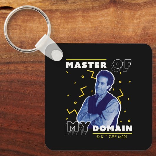 Porte-clés Jerry Seinfeld | Master of My Domain (Recto)