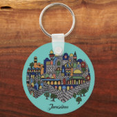 Porte-clés Jérusalem colorée (Recto)