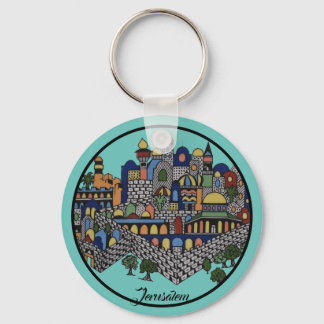 Porte-clés Jérusalem colorée