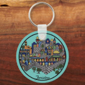 Porte-clés Jérusalem colorée (Recto)