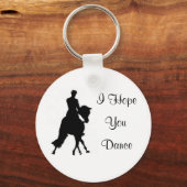 Porte-clés J'Espère Que Vous Dansez Dressage Cheval Porte - c (Recto)