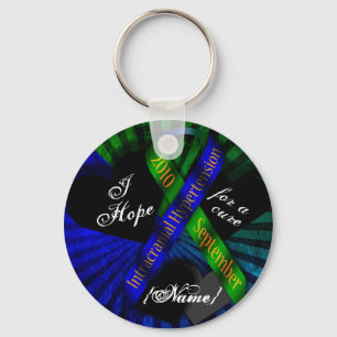 Porte-clés J'espère un porte - clé de ruban de traitement