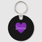 Porte-clés Jessica en violet (Recto)