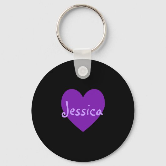 Porte-clés Jessica en violet (Recto)