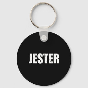 Porte-clés Jester T Chemise Halloween Costume Drôle Rétro Dis