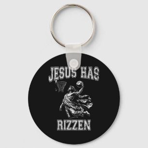 Porte-clés Jésus A Rizzen Vintage 90s Drôle Jésus Jouant B