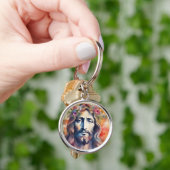 Porte-clés Jésus aquarelle (main)