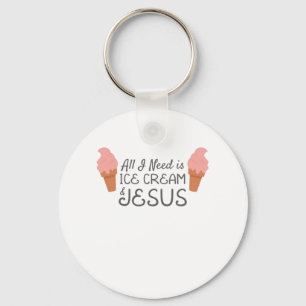 Porte-clés Jésus chrétien Tout ce dont j'ai besoin est la crè