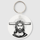 Porte-clés Jésus-Christ (Verso)