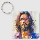 Porte-clés Jésus-Christ aquarelle (Recto)