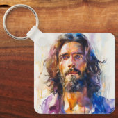 Porte-clés Jésus-Christ aquarelle (Recto)