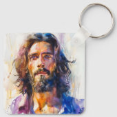 Porte-clés Jésus-Christ aquarelle (Dos)