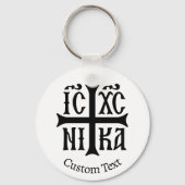 Porte-clés Jésus Christ conquiert l'Emblème (Recto)