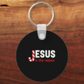Porte-clés Jésus Christ Est La Raison De La Saison Chris (Recto)