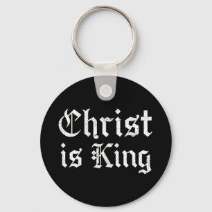 Porte-clés Jésus-Christ est Roi Gothique Art Grunge Blacklett