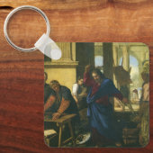 Porte-clés Jésus Christ Nettoyage du Temple (Recto)
