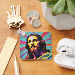Porte-clés Jésus Christ Pop Art