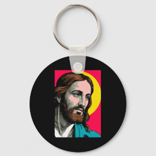 Porte-clés Jésus-Christ Pop Art Religieux Pâques & Christ