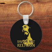 Porte-clés Jésus Christ - Sauveur Pas Religion (Recto)