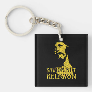 Porte-clés Jésus Christ - Sauveur Pas Religion