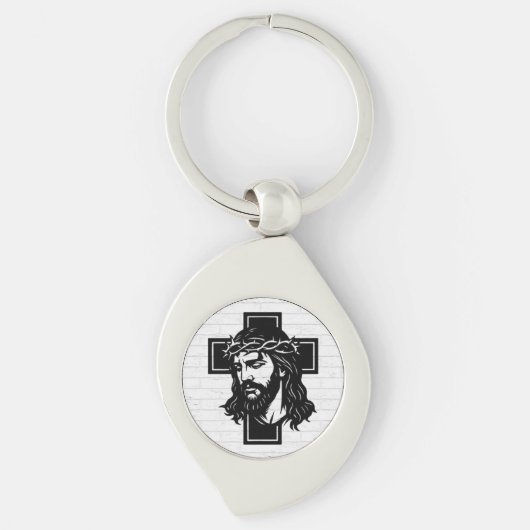 Porte-clés Jesus Christ Spiritual Art Keychain - Religious Ke (Devant)