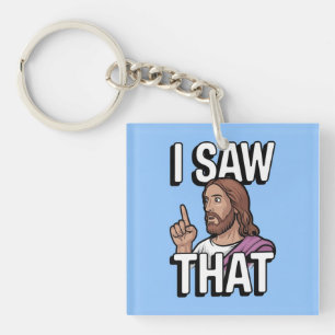 Porte-clés Jésus-Christ vous regarde, Jésus Je l'ai vu