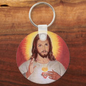 Porte-clés Jésus coeur sacré (Recto)
