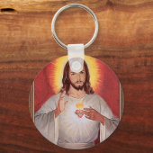 Porte-clés Jésus coeur sacré (Recto)