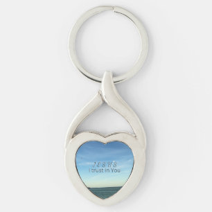 Porte-clés Jésus & Colombe Foi Chrétienne Paisible Art Célest
