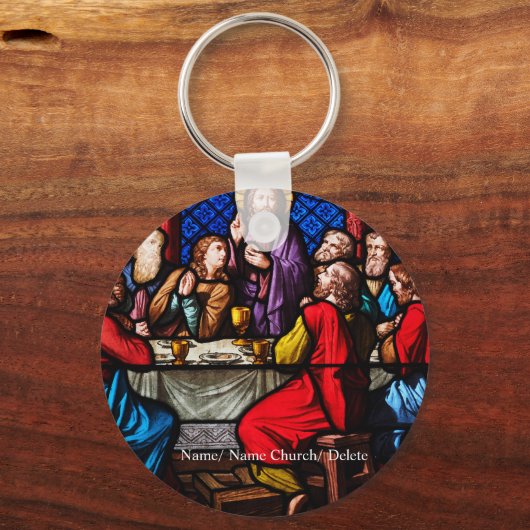 Porte-clés Jésus dernier repas avec ses disciples (Recto)