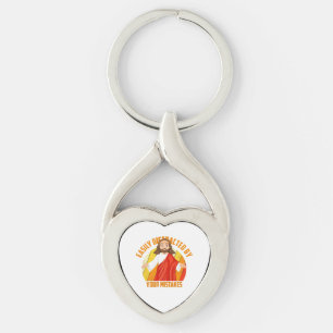 Porte-clés Jésus drôle