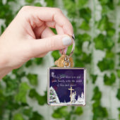 Porte-clés Jésus en Neige (main)