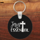 Porte-clés Jésus est indispensable Croix T-ChemiseParfait pou (Recto)