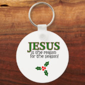 Porte-clés Jésus Est La Raison De La Saison (Recto)