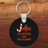 Porte-clés Jésus est la raison de la saison (Recto)