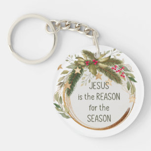 Porte-clés Jésus est la raison de la saison de Noël