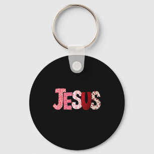 Porte-clés Jésus est mon Saint-Valentin Foi chrétienne Religi