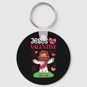 Porte-clés Jésus est mon Valentin Christian Valentine's Day