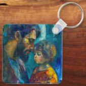 Porte-clés Jésus et l'enfant (Verso)